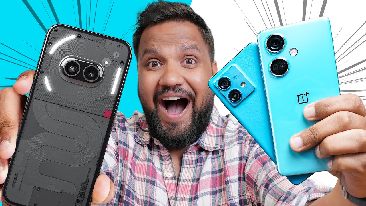 Nothing Phone 2a vs OnePlus Nord CE 3 vs Moto Edge 40 Neo Full Comparison - A Letter to Carl Bhai!