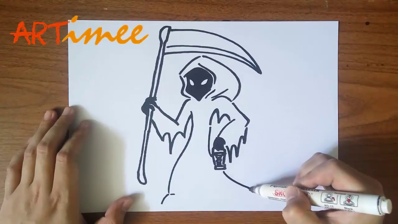 How to Draw The Grim Reaper