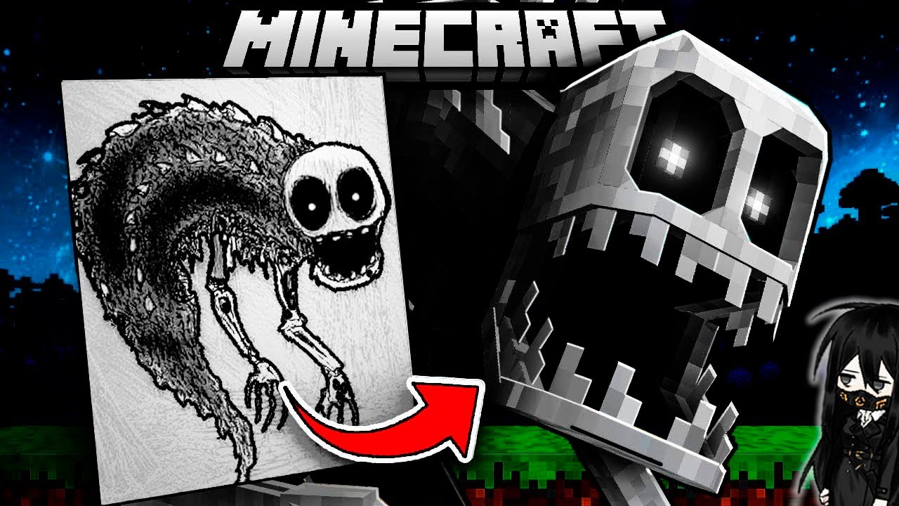 Я Превратил ВАШИ РИСУНКИ в Мобов для Minecraft! | 1 часть