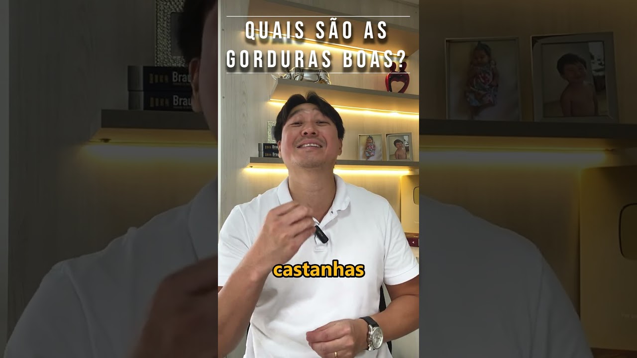 QUAIS S&Atilde;O AS GORDURAS BOAS PARA O CORA&Ccedil;&Atilde;O? #shorts