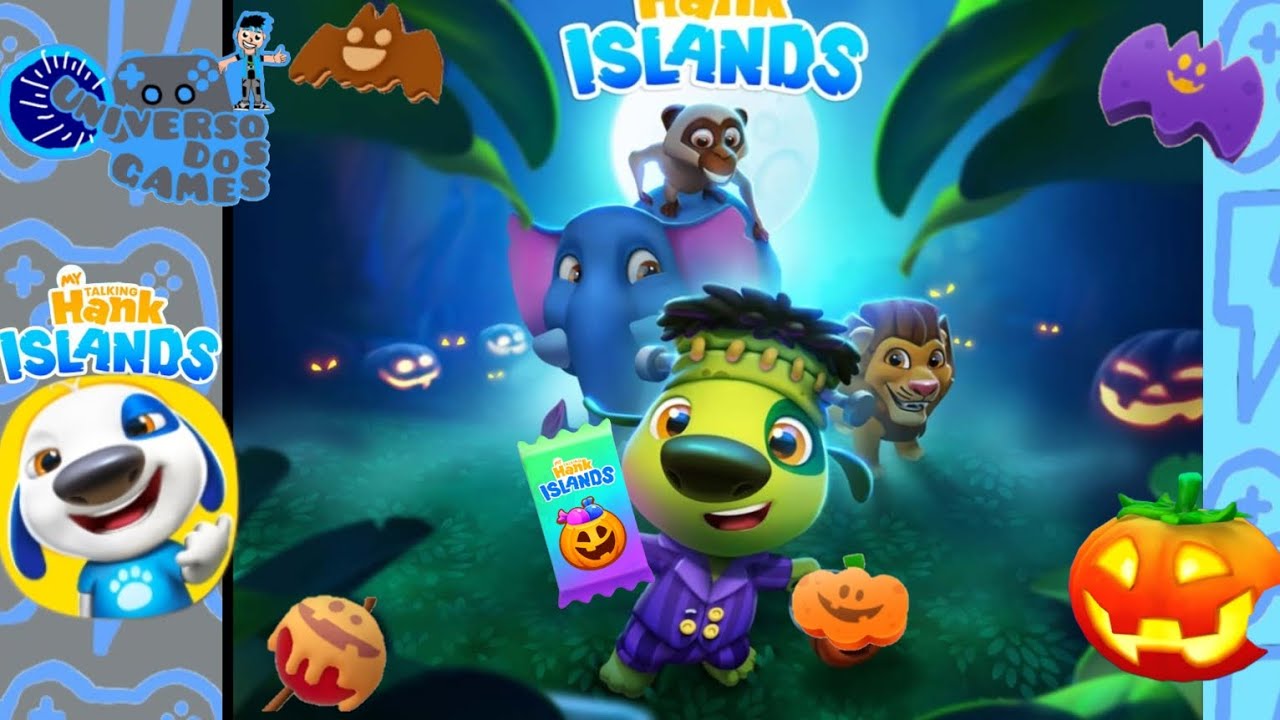 Boo 👻  Halloween 🎃  chegouNa ilha my talking hank islands gameplay 2024 nova atualização