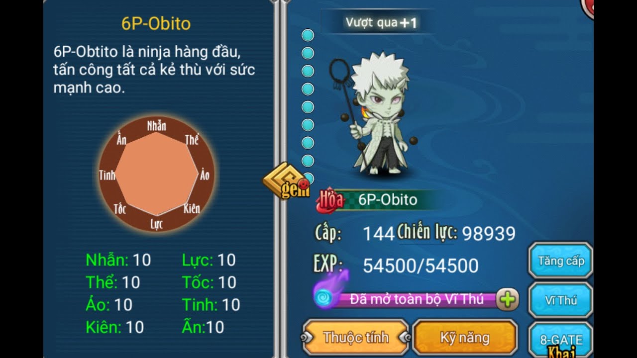 [Ninja Rebirth] Tiêu điểm tướng #31: 6P-Obito