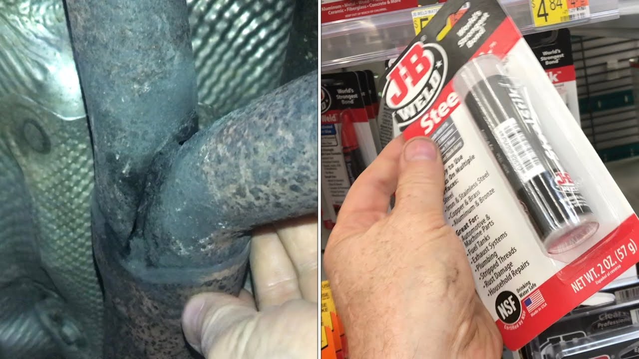&ldquo;repairing&rdquo; EXHAUST SYSTEM with JB Weld (steelstick)