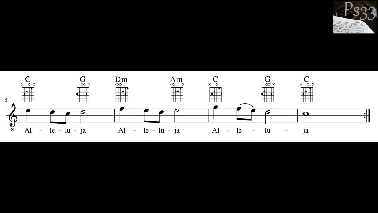 Aklamacja (Alleluja)#1 Jacek  Gałuszka - nuty i akordy