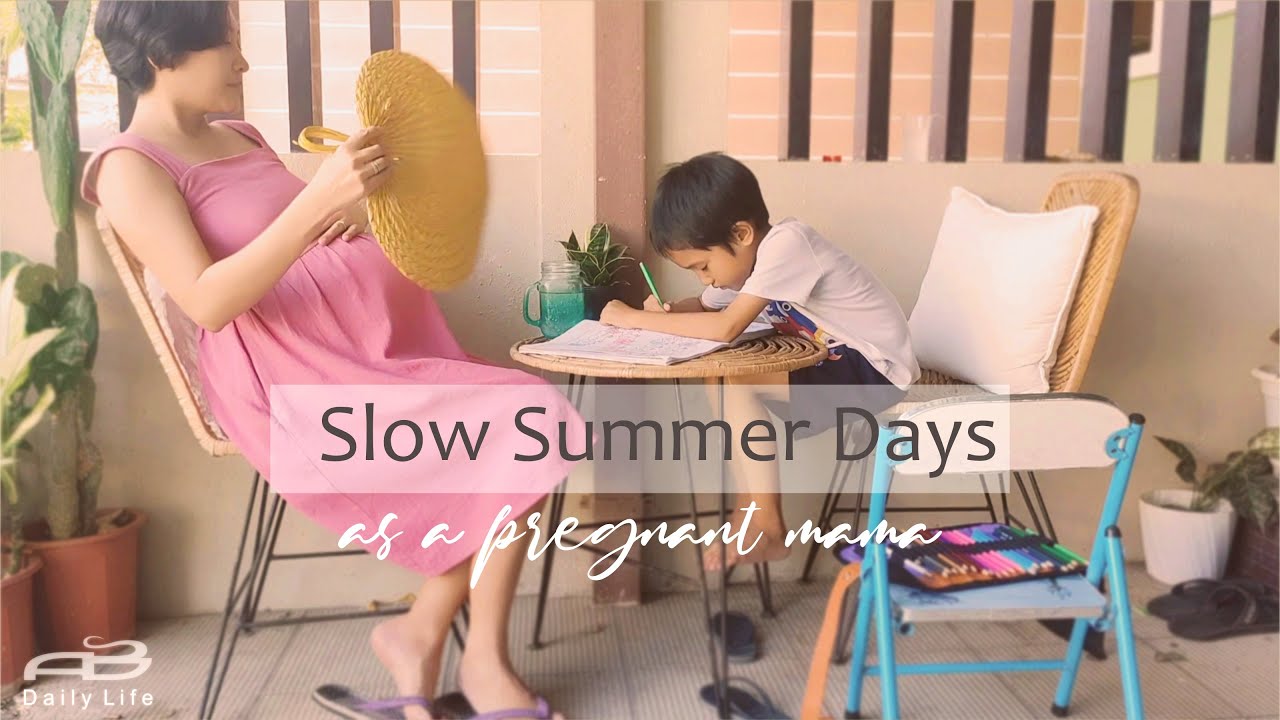 #34 - Slow Summer Days as a Pregnant Mama🫄| Simple Joys of Summer 🌞 | Last Vlog Before Giving Birth 