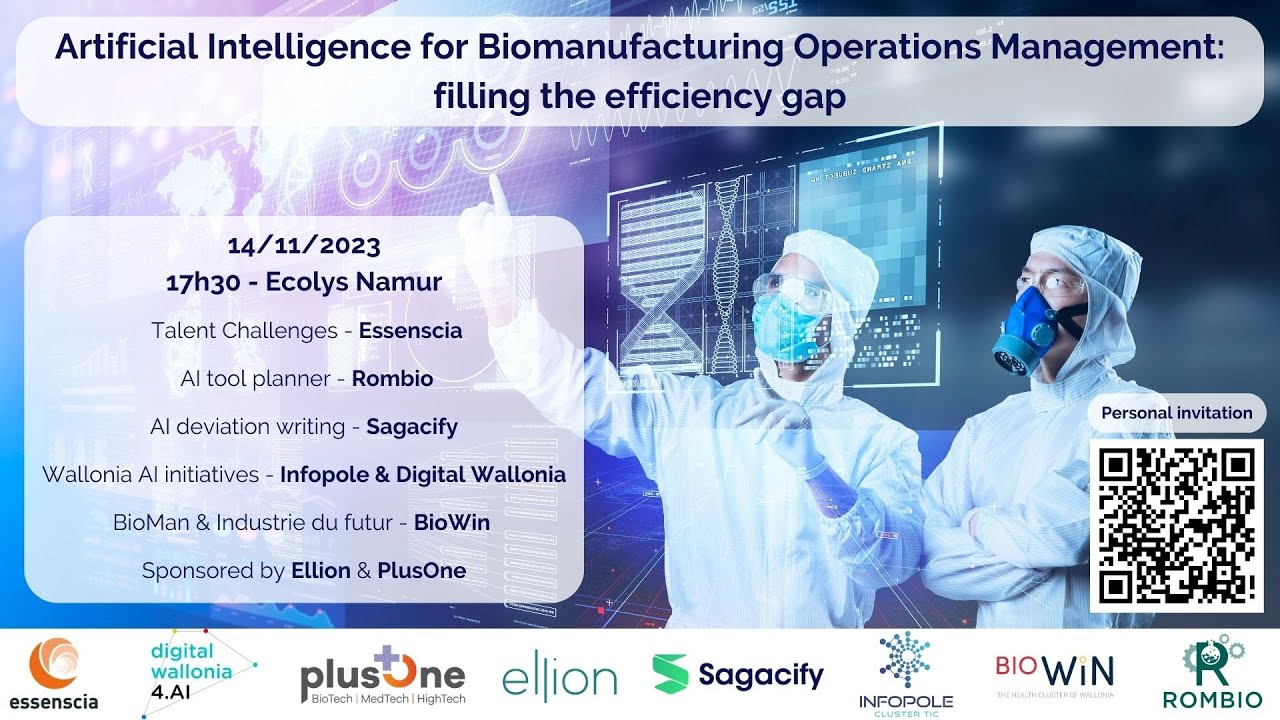 Event : Artificial intelligence for Biomanufacturing Operations Management (novembre 2023)