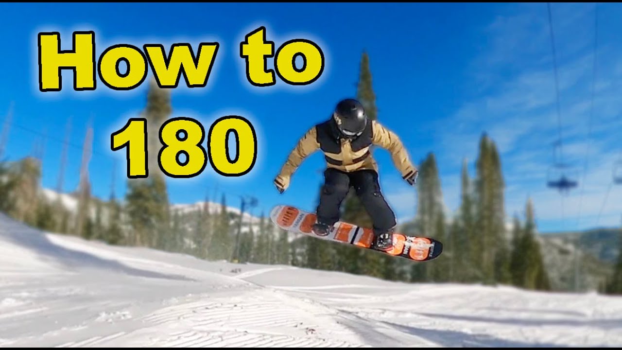 How to 180 on a Snowboard | Backside