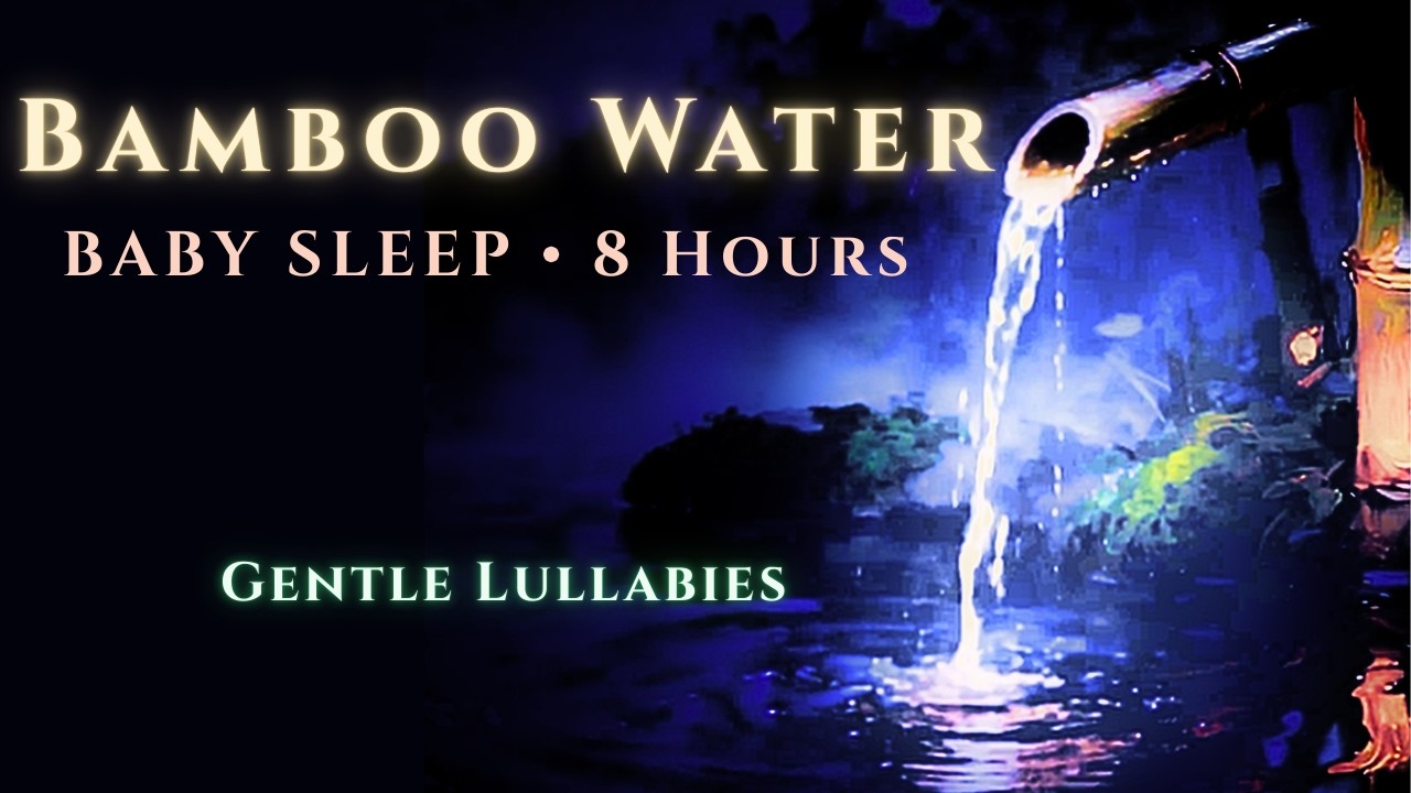 🌙 Japanese Garden Lullabies & Bamboo Water Ambience — 8 Hours for Deep Baby Sleep 432 Hz