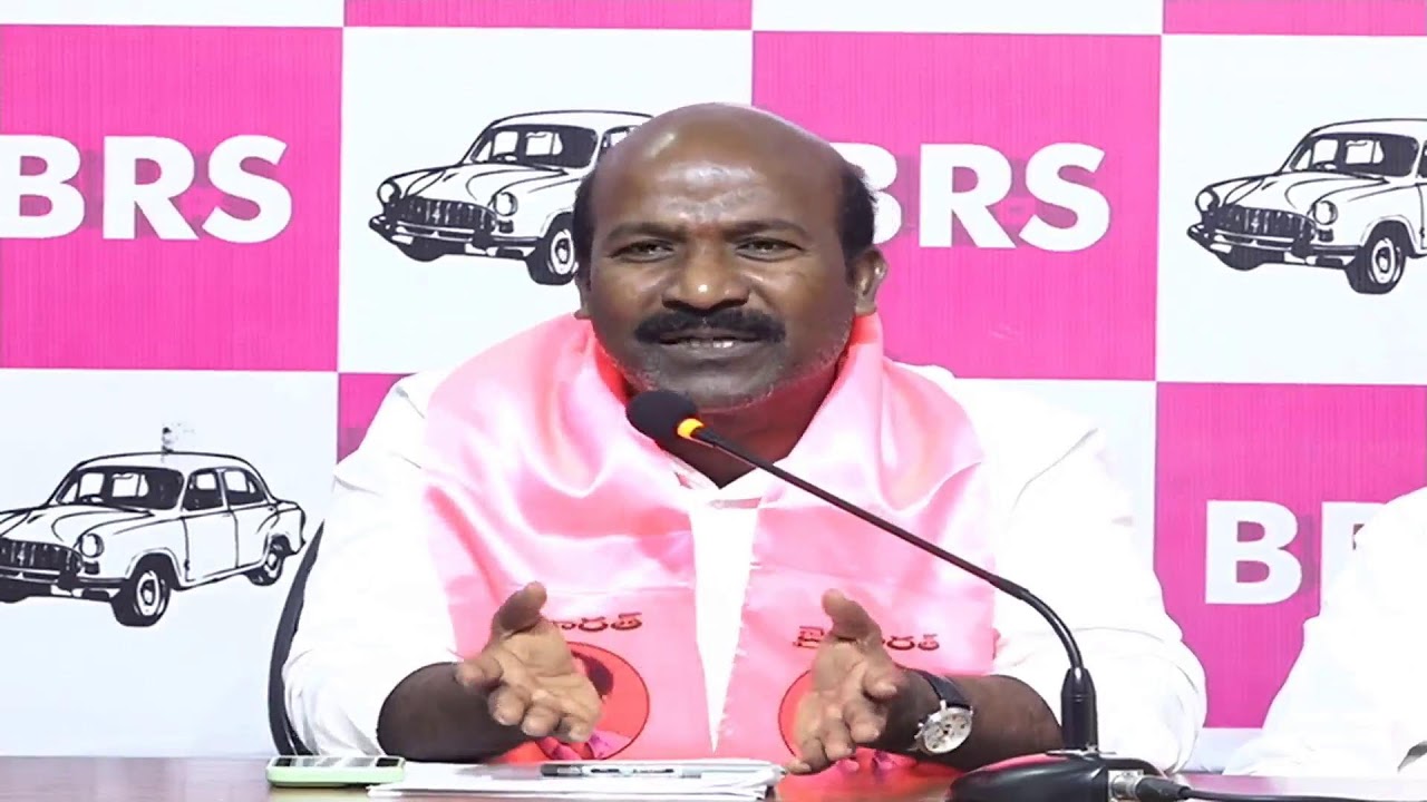 Live: BRS Leaders Press Meet at Telangana Bhavan