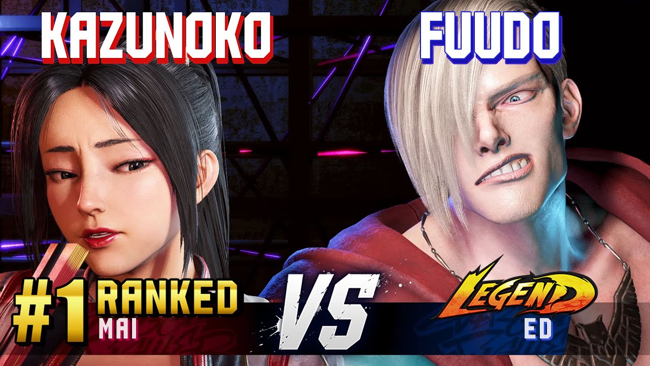 SF6 ▰ KAZUNOKO (#1 Ranked Mai) vs FUUDO (Ed) ▰ High Level Gameplay