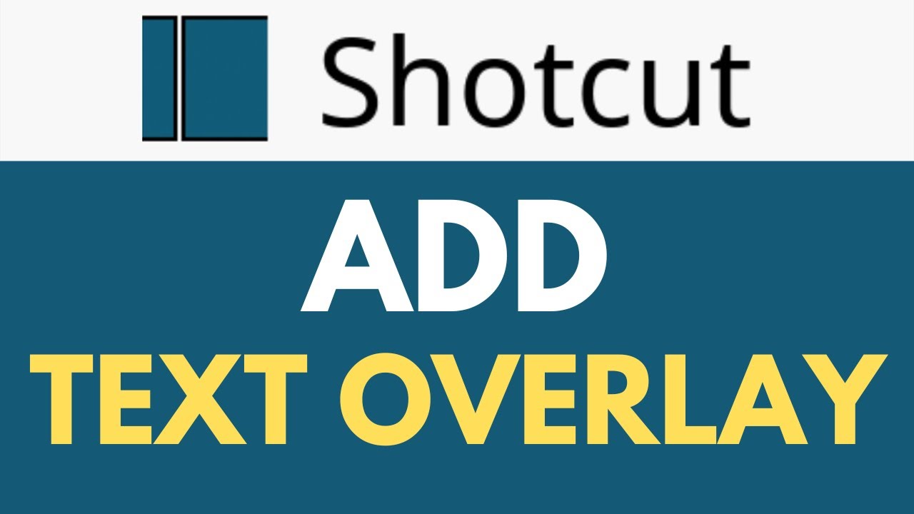 Как добавить текстовое наложение в Shotcut | Наложение текста в Shotcut: руководство и советы | У...