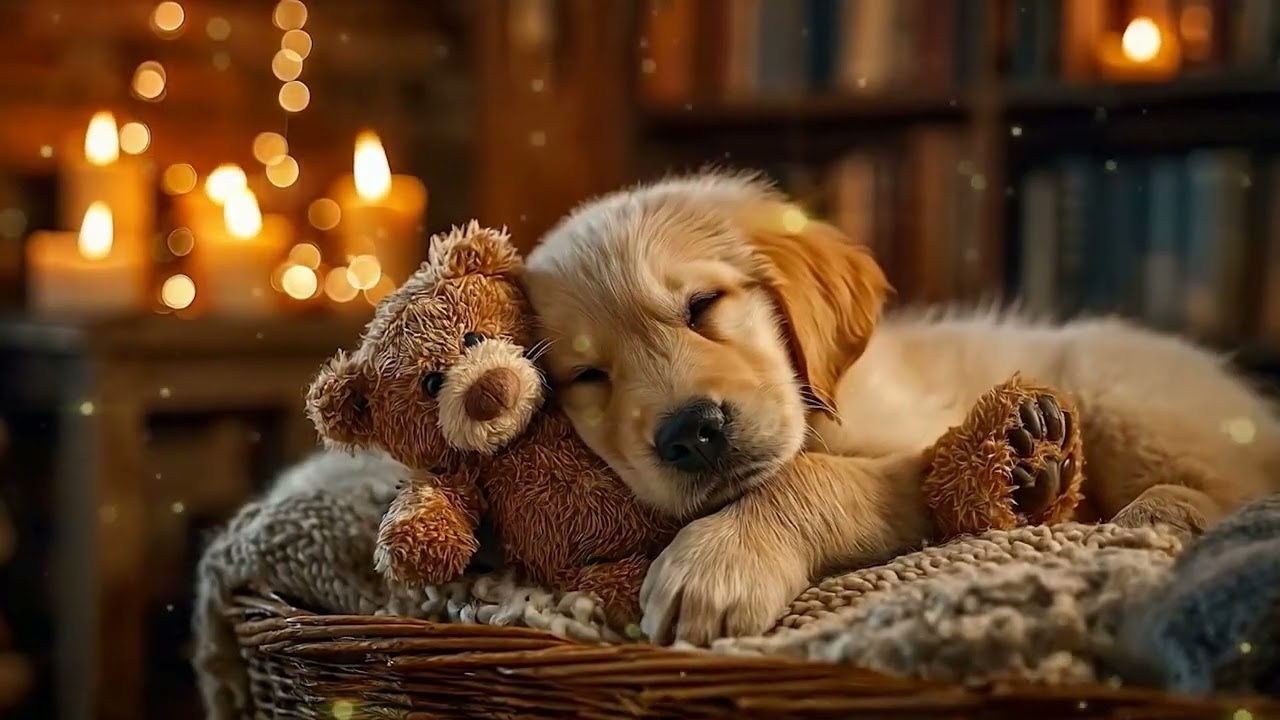 Relaxing Calming Music for Dogs 💤 Anti-Stress Sleep Aid for Anxious Pets at Night