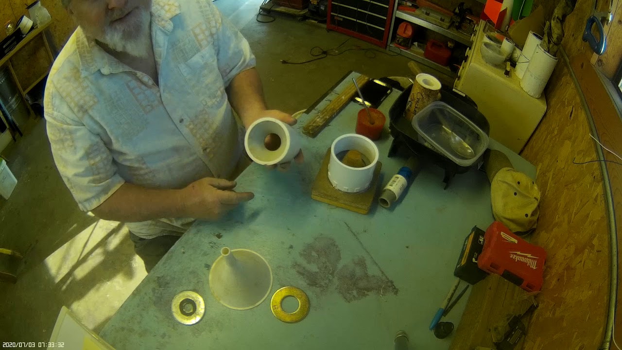 Building a PVC rocket nozzle for a M 3000 sorbitol motor