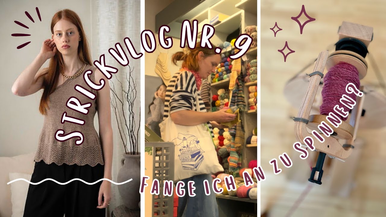 Knitting vlog no. 9/lots of yarn shops and I think I'm going crazy... 🐑🧶