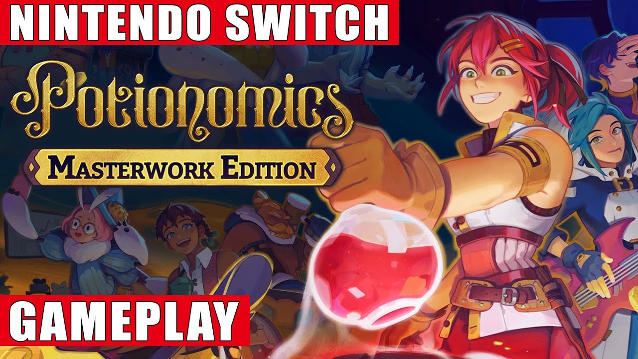 Potionomics: Masterwork Edition Nintendo Switch Gameplay