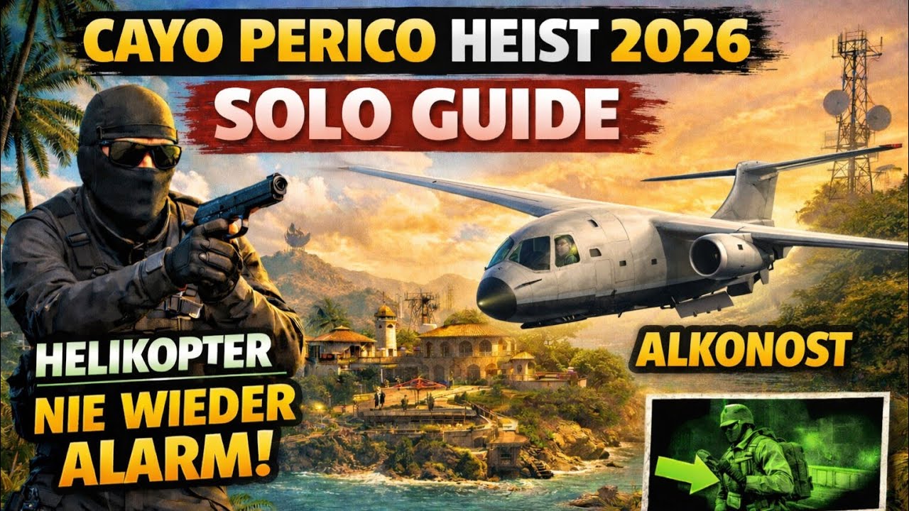 GTA Online Cayo Perico Heist 2026 SOLO STEALTH Elite-Challenge nie wieder Alarm!