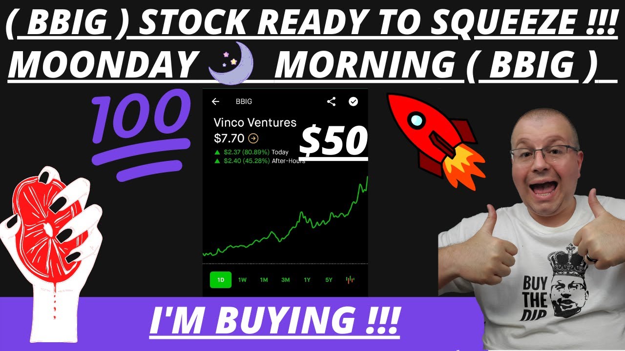 BBIG STOCK SHORT SQUEEZE IM BUYING | WHAT WILL ( BBIG ) SQUEEZE TO $10 - $20 - $50 ???
