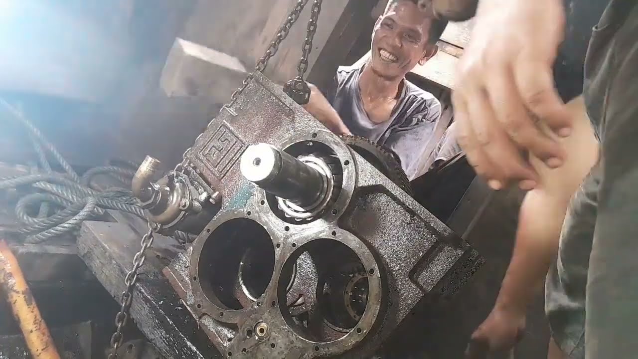 Lanjut Pasang As Shaft Drive Gear MB170