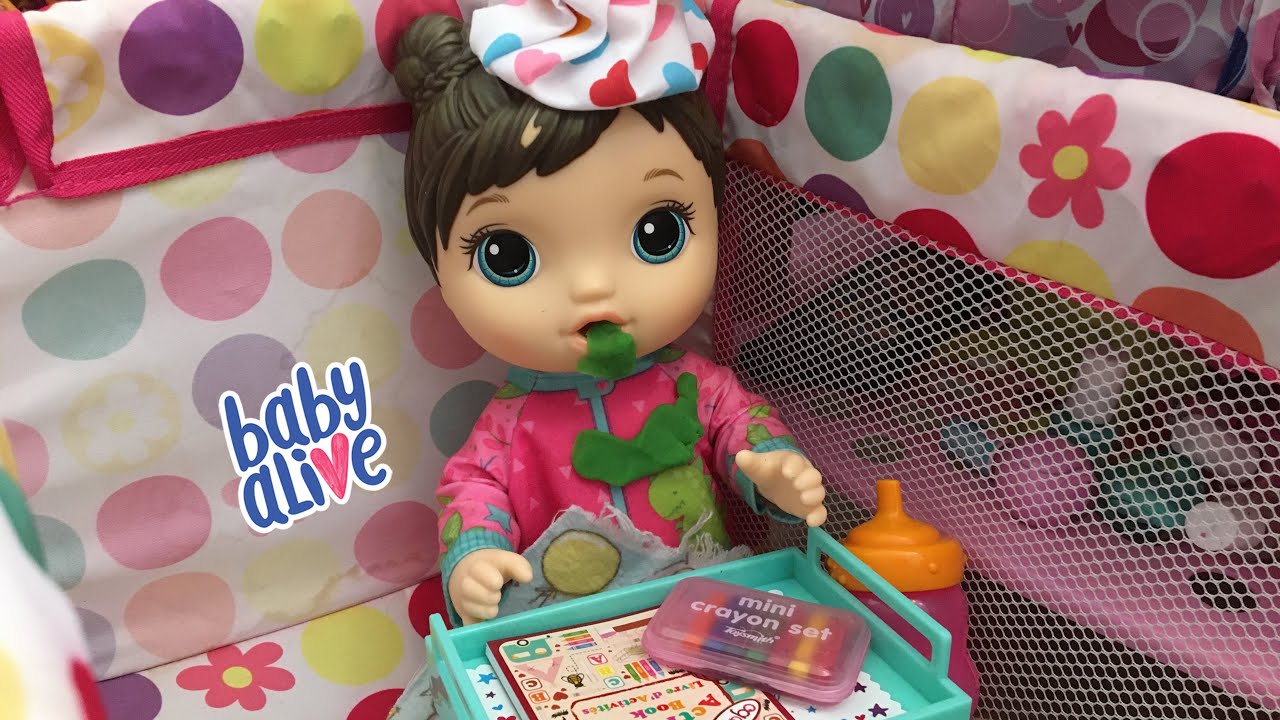 BABY ALIVE Mix my Medicine  Sick Routine