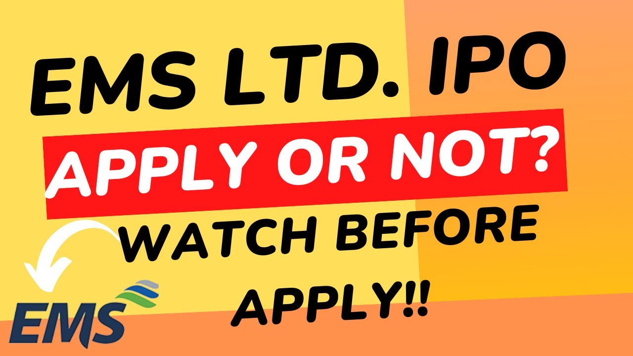 EMS Limited IPO | GMP, Price, Allotment, and More!