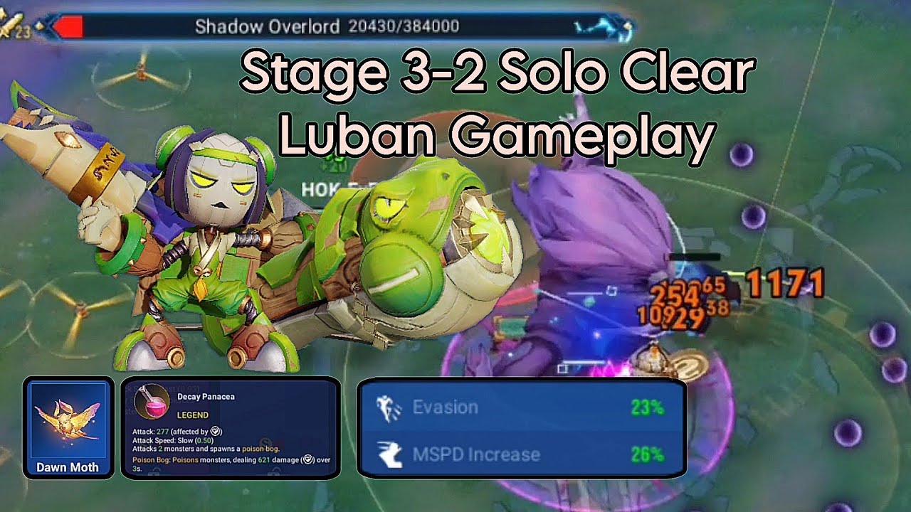 Stage 3-2 Luban Full Gameplay - Solo Player | Mechcraft Veteran Chapter 3 | HOKPH