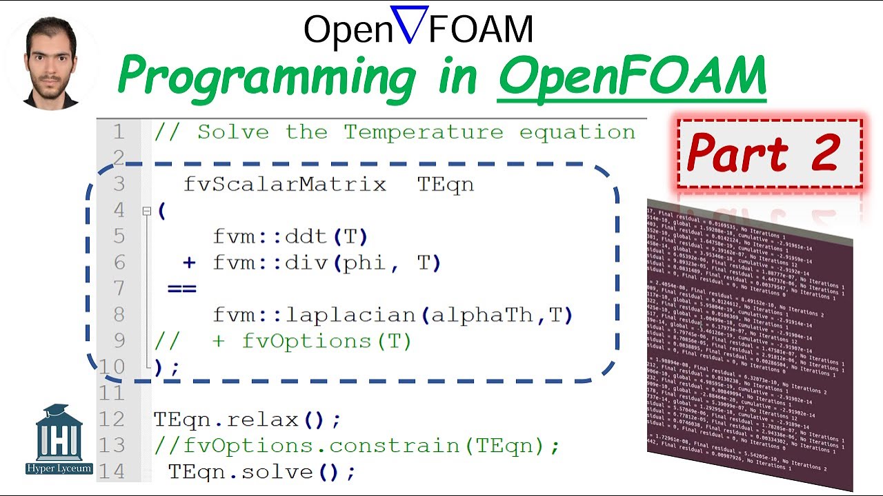 Programming in OpenFOAM: Adding energy equation Part 2