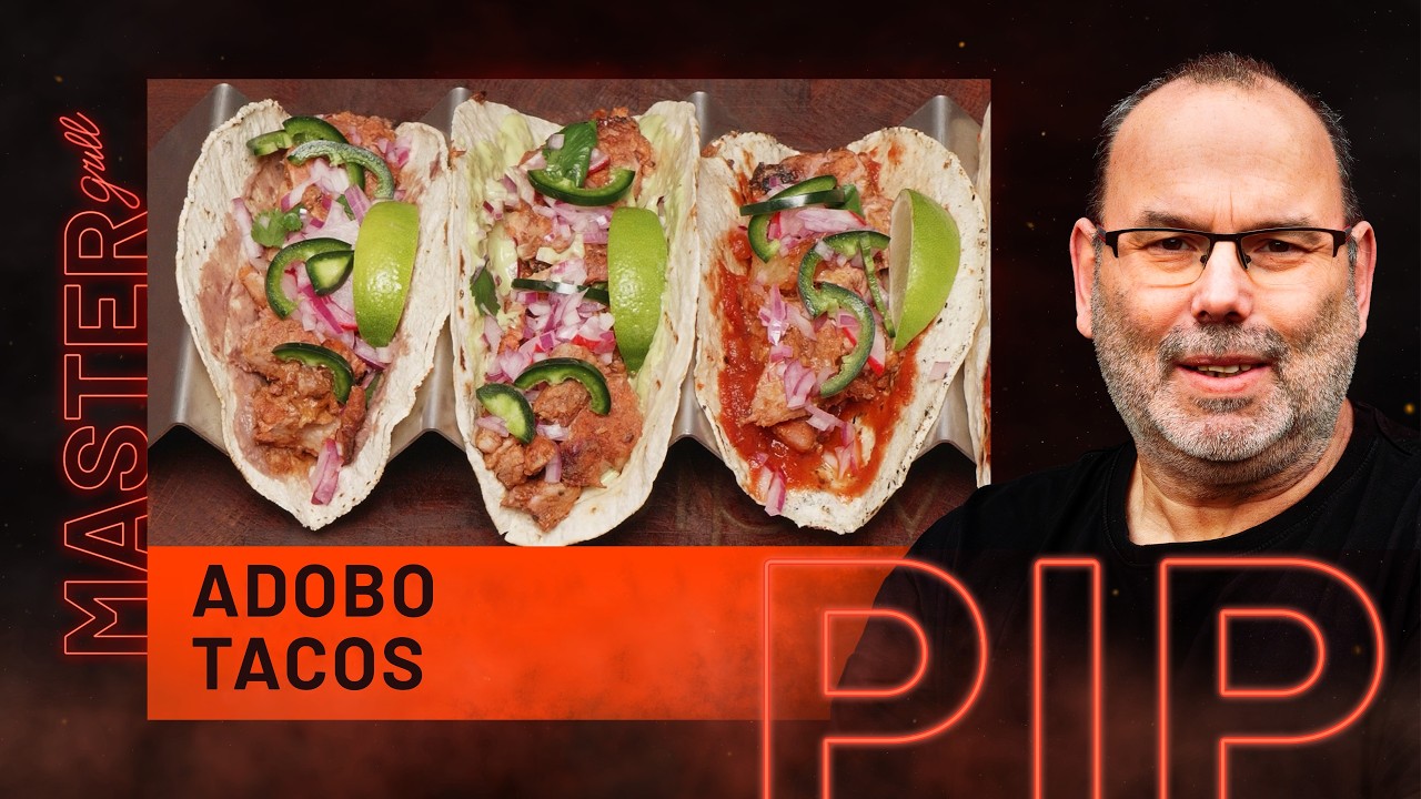 Marinované Vepřové Adobo Tacos na grilu : Lahodný Recept na Mexickou Delikatesu #472
