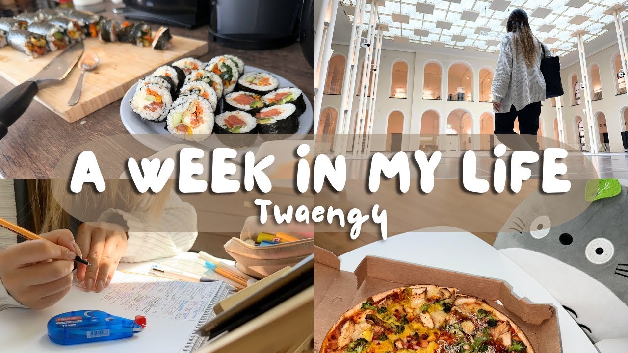 Living Alone | Daily Life in Germany - groceries, study & exam, visit my university, kimbap | VLOG