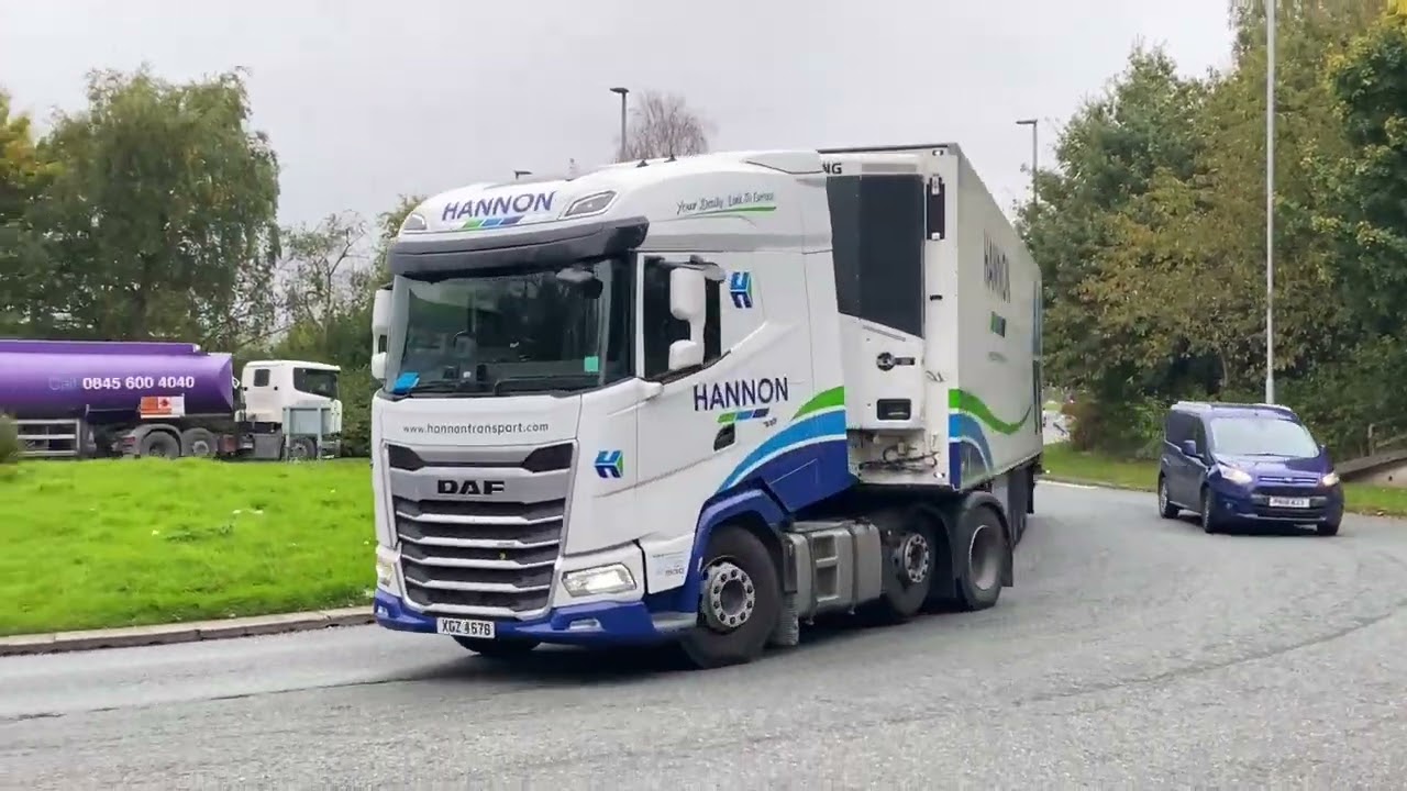 TRUCKS AT LYMM TRUCKSTOP AND LYMM TRUCKWASH 15 OCTOBER 2024