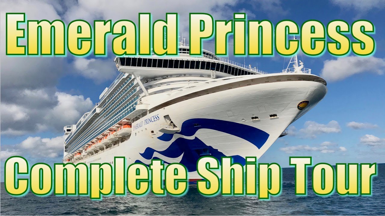 Emerald Princess Ship Tour 2019 (after refurbishment)