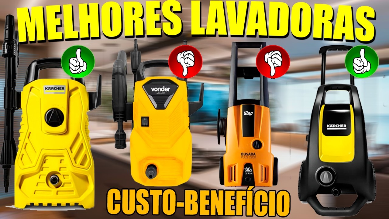 5 Melhores Lavadoras de Alta Pressão Mais BARATAS Em 2025 - TOP 5 CUSTO-BENEFÍCIO!