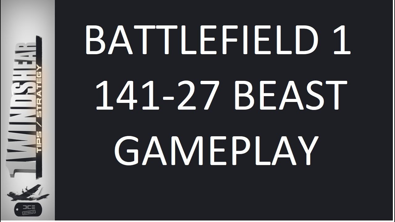 Battlefield1 141-27 Kill Conquest Gameplay MVP