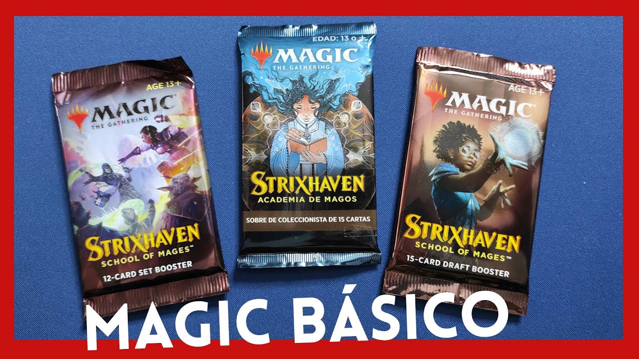 📢 #MagicBásico: ¿Cómo se diferencian los Sobres de Draft, Set y Collector Booster de 🦉 Strixhaven?