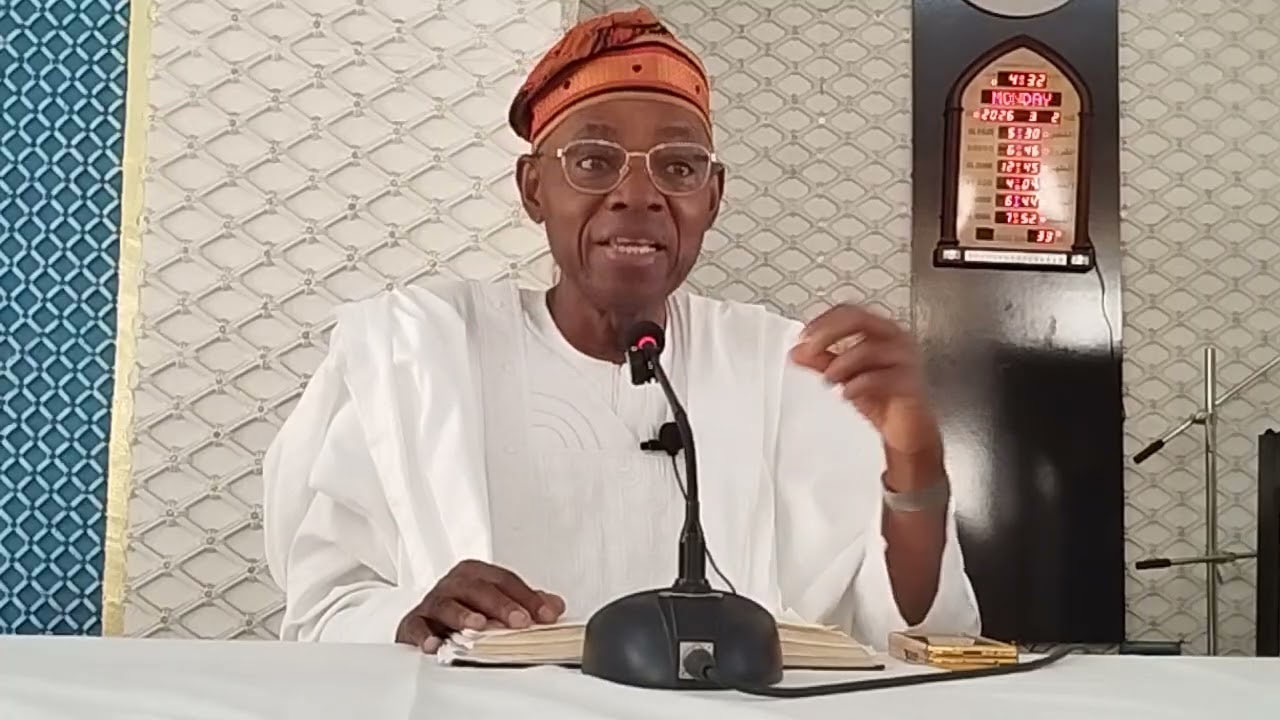 Ramadan Tafsir with Amb. Ridwan Mustapha 