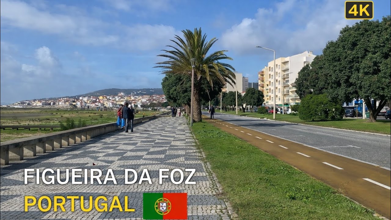 Walking Through Figueira da Foz, Portugal – 14 Feb 2026 – 4K