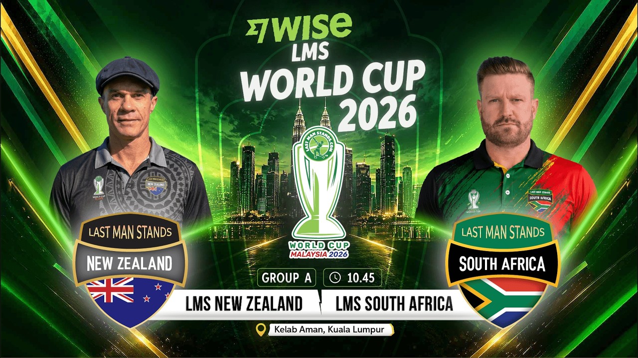 LMS New Zealand Vs LMS South Africa |  World Cup 2026