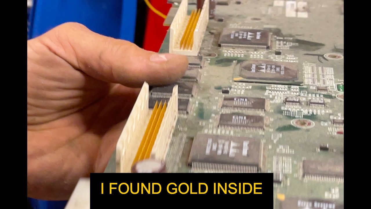Gold from a old Network Switch Box