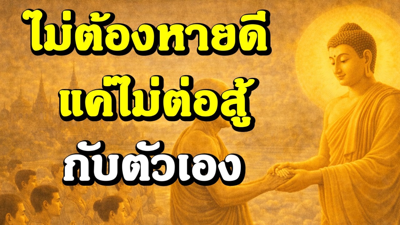 ไม่ต้องหายดี แค่ไม่ต่อสู้กับตัวเอง | ฟังธรรมะก่อนนอน , ฟังธรรมก่อนนอน | Ep.229