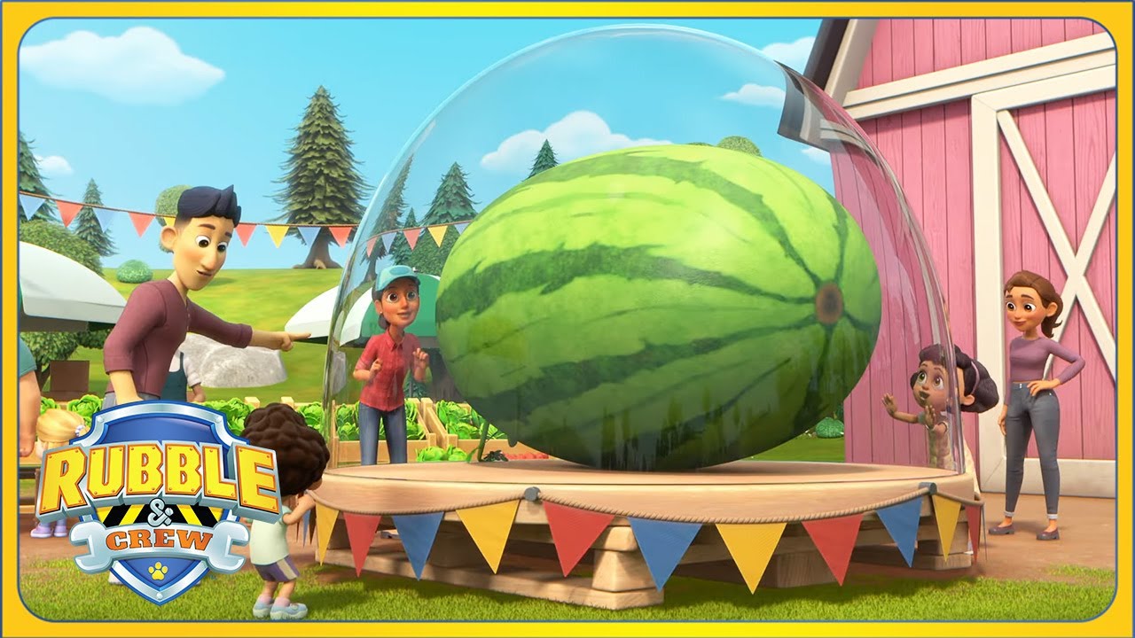 The BIGGEST Melon Ever! 🍉 | Rubble and Crew | Cartoons for Kids