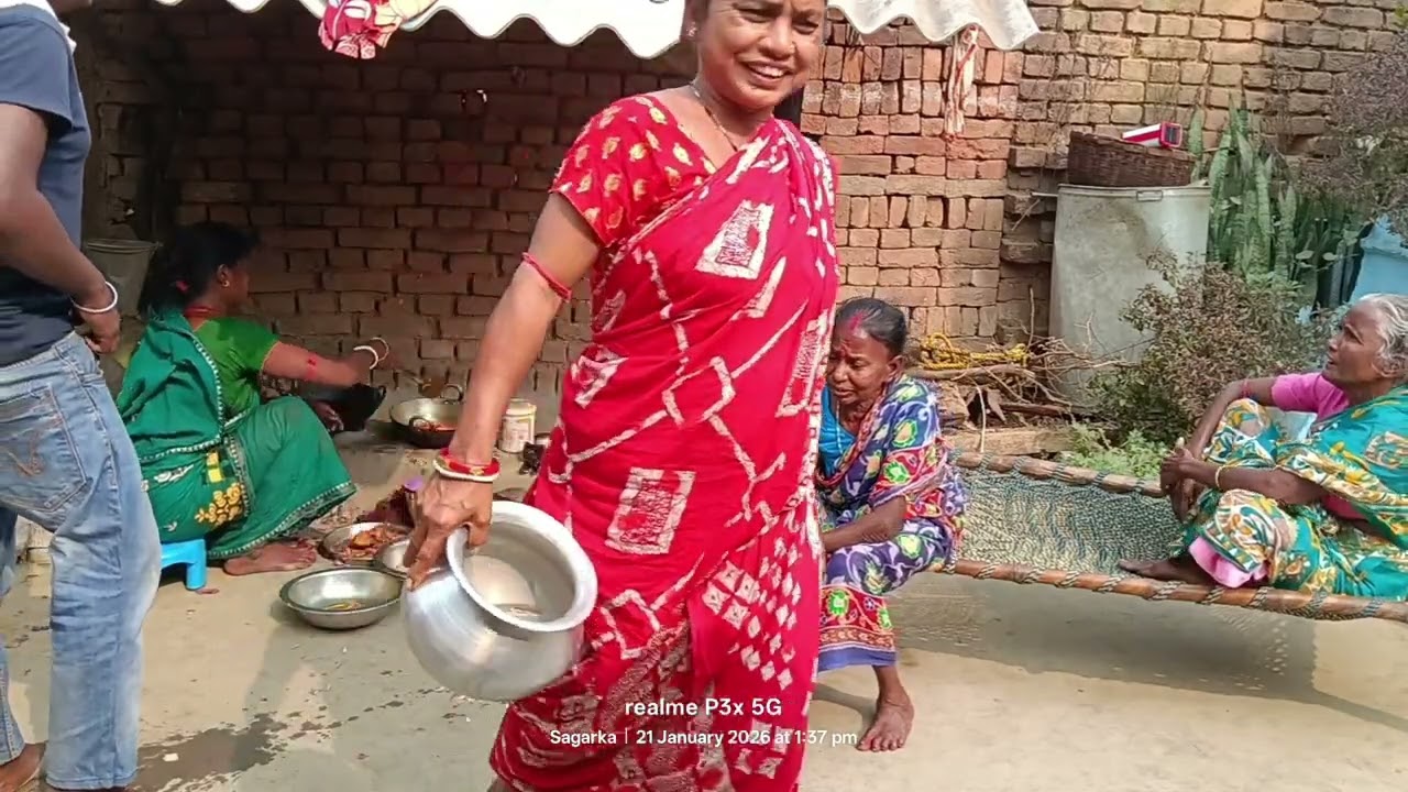মাছ মাংসর খুব ঝগড়া #purulia #filmora #viralvideo @