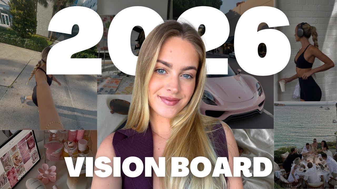 Comment créer un VISION BOARD qui fonctionne VRAIMENT pour 2026