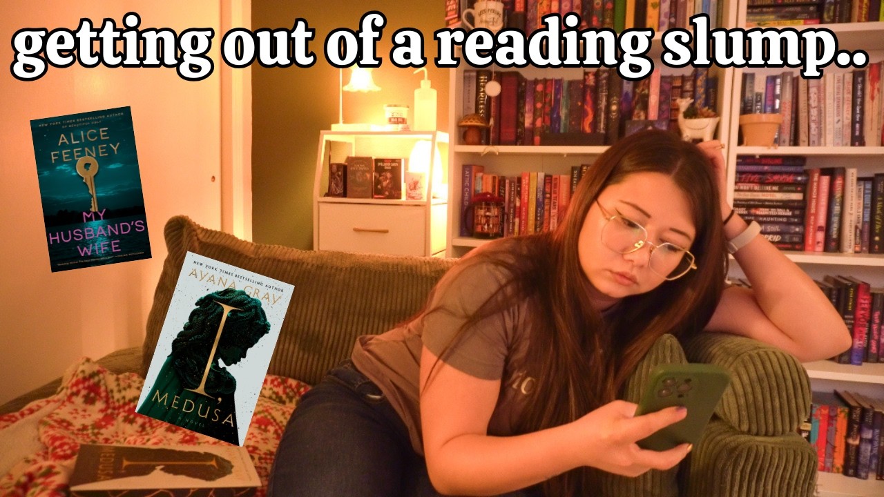 get out of a reading slump with me! finding joy in the little moments 📚