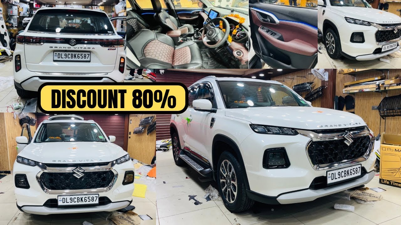 Grand Vitara 2025 Sigma Genuine Accessories With Price | Grand Vitara Sigma To Alpha Modified 