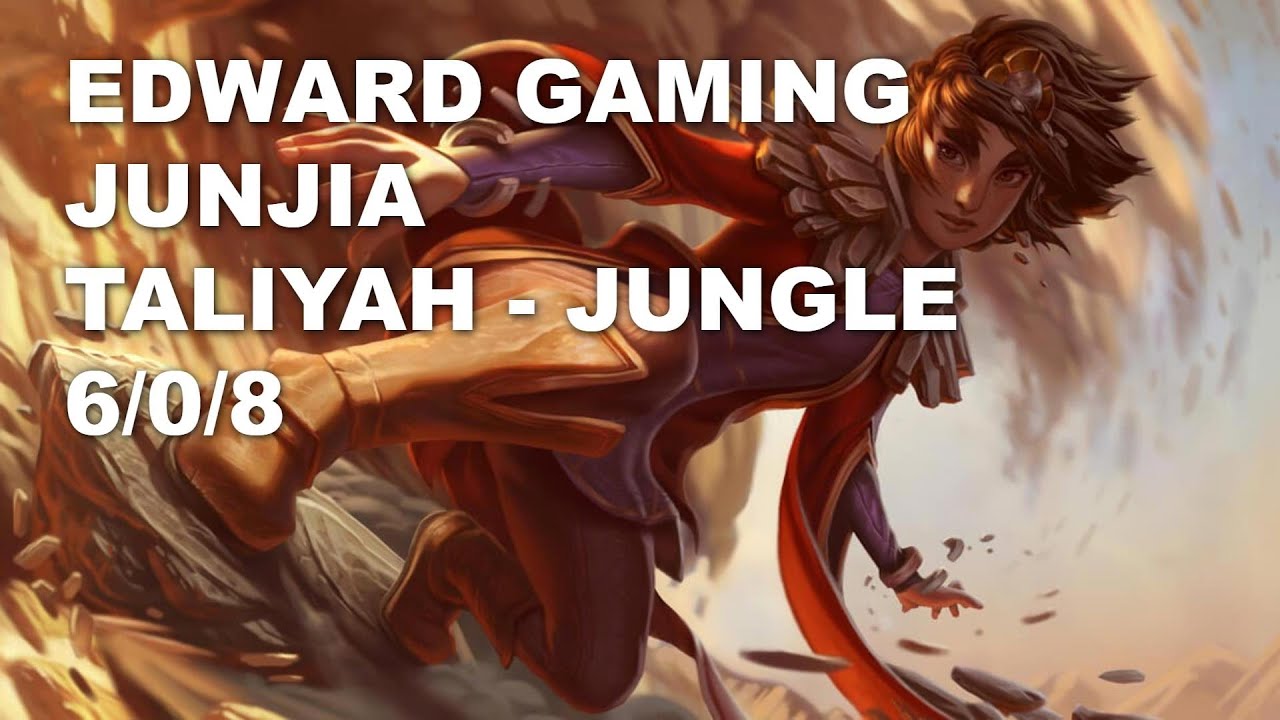 EDward Gaming JunJia Jungle Taliyah vs Rek'Sai - KR Challenger Rank Game