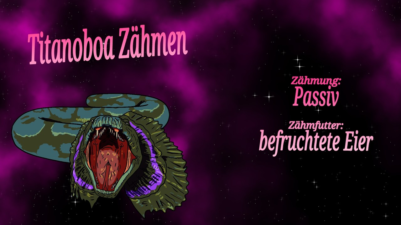 🦕 Titanoboa zähmen 🦖 Lieblingsbeschäftigung 💕 ARK Ascended