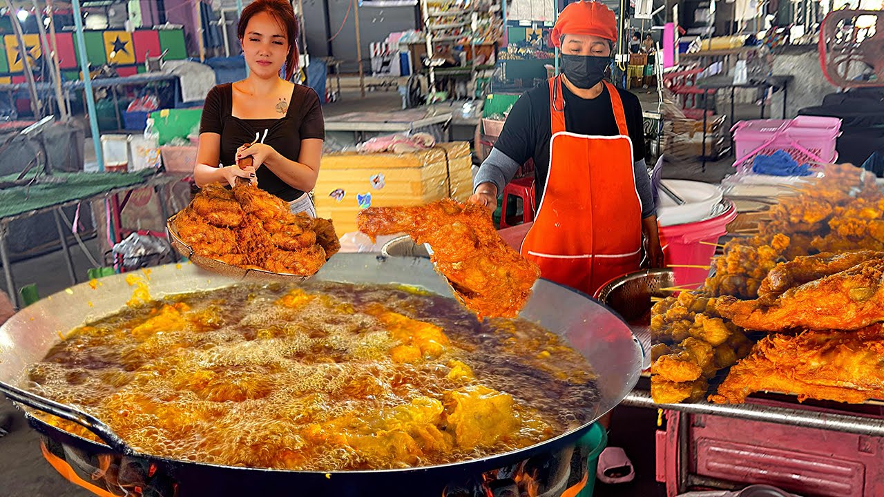 Sold Out Fast! Variety Of Fried Chicken with 30 Years experience Chef | Thai Street Food