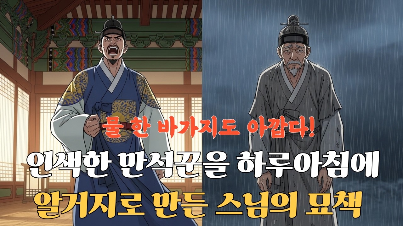 욕심 많은 최 부자를 울린 삿갓 스님의 묘책 [야담 · 야사 · 전설 · 민담 · 설화 ·조선야담 · 옛날 이야기]