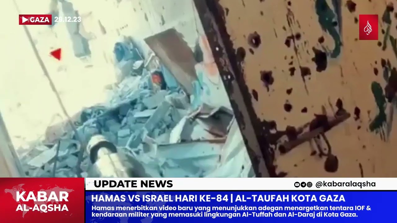 Hamas menerbitkan video baru yang menunjukkan adegan menargetkan tentara IOF & kendaraan musuh