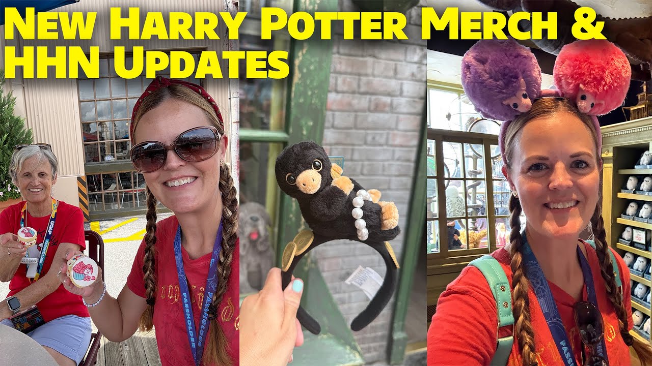 NEW Harry Potter Merchandise at Universal Studios Plus HHN Updates & More Universal Fun