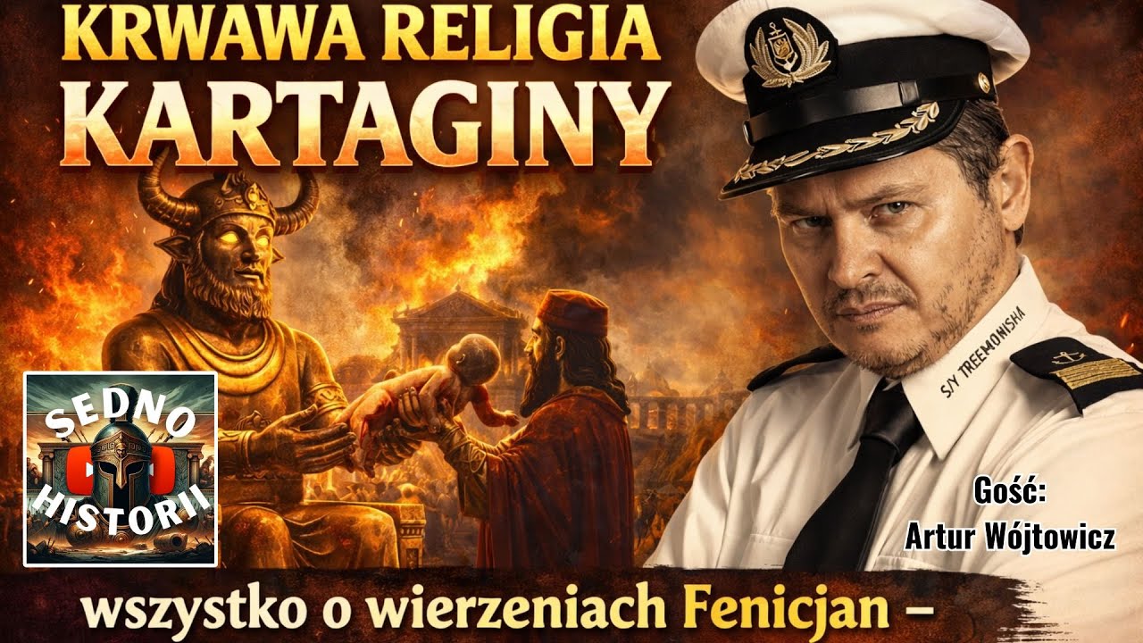 KRWAWA RELIGIA KARTAGINY, wszystko o wierzeniach Fenicjan - rozmowa z Arturem W&oacute;jtowiczem
